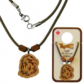 COLLIER, PENEDENTIF TÊTE D'AIGLE