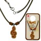 COLLIER, PENEDENTIF CLÉ DE SOL