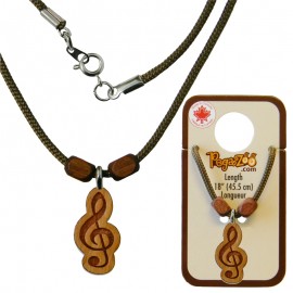 COLLIER, PENEDENTIF CLÉ DE SOL