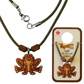 NECKLACE, FROG PENDANT
