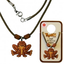 COLLIER, PENDENTIF GRENOUILLE