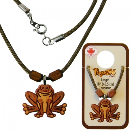COLLIER, PENDENTIF GRENOUILLE