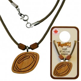 NECKLACE, FOOTBALL PENDANT