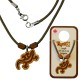 NECKLACE, LEZARD PENDANT