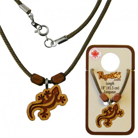 NECKLACE, LEZARD PENDANT