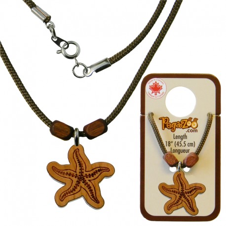 COLLIER, PENEDENTIF ÉTOILE DE MER