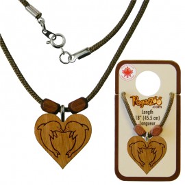 COLLIER, PENEDENTIF DAUPHIN EN AMOUR