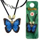 PENDENTIF - PAPILLON BLEU