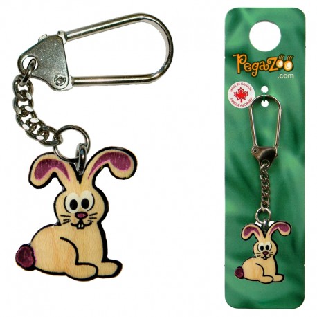 KEY CHAIN - RABBIT - Creations Pierre Charbonneau Inc.