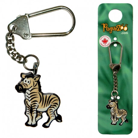 KEY CHAIN - ZEBRA